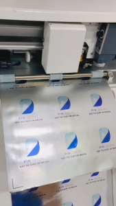 PIN DECAL - Decal nhũ Metalize xi Bạc bóng - khổ A4 A3 - in Laser Offset - nên cán thêm màng bề mặt