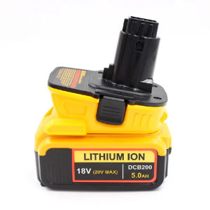 For Dewalt 18V Tools Convert For Dewalt 20V Lithium Battery DCA1820 Battery Adapter Work For Dewalt Max Dcb200 Dcb201 Dcb203