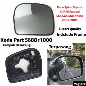 Kaca spion kijang kapsul 2002 2003 2004 2005 kode 5688 r1000 toyota kijang krista lsx lgx sgx ekectrict mirror kapsul kanan