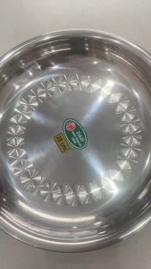 Đĩa Ảo Inox Xịn 304 không gỉ sét Size 28cm