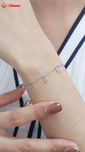 Gelang Emas Mas Asli White Gold Model Rantai Selma J5 Ismoyo