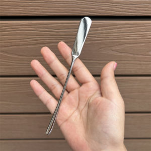 Luxury 18-10 Stainless Steel Butter Knife Spreadable Jam Dessert Cream Knife Commercially Used Pure Color Western Cutlery