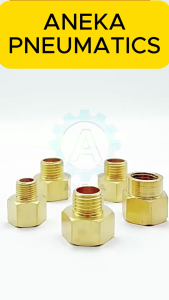 Double Nepel Lurus Kuningan Drat Luar Dalam Vlok Konektor Sambungan 1/8 1/4 3/8 1/2 3/4 1