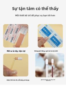 IMLUCKY | Bộ khử trùng khẩn cấp 75 độ cồn tẩy vết thương di động ngoài trời dùng một lần tại nhà cotton swab iodine pha loãng