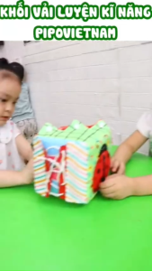 Đồ Chơi Vải - Bộ Hình Khối Luyện Kỹ Năng Cho Bé Từ 6 Tháng - Pipovietnam