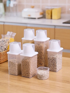 LUNA [Yeul Kitchen Storage] bekas rempah garam gula Seasoning Condiment Jar Organizer Countertop Kitchen Herb Storage Spice Jar Bean Grain