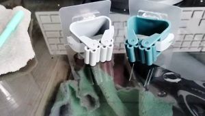 พร้อมส่งในไทยจ้า.... ที่แขวนวางไม้กวาดไม้กวาด แบบติดผนัง ห้องน้ํา ห้องครัว