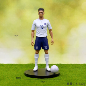 Bandai | 2026 New 18cm Football Star C.Ronaldo Messi Mbappe Model Dolls Cartoon Cute Action Figure Car Accessories Football Fans Gifts