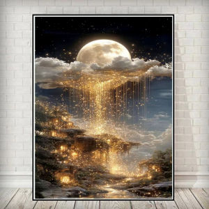 Serene Moonlit Tree House Landscape Jigsaw Puzzle 500/1000/1200/2000PCS Relaxing Hobby Art Collectible Gift
