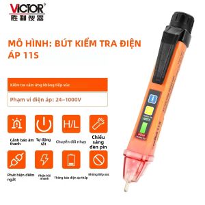 Victor 610E Kẹp Kỹ Thuật Số Đồng Hồ Vạn Năng 1000A 1000V AC/DC True RMS Ampe Kế Điện Dung Máy Kiểm Tra Điện Dung Dụng Cụ Điện Chuyên Nghiệp