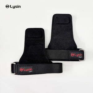 Đai bảo vệ cổ taydây kéo lưng găng tay tập gym lifting straps LYSIN thoáng khí chống trượt deadlift nâng tạ lên xà chất liệu da lộn