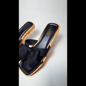 Sandal Jelly Slop Wanita Teplek motif Pita LCR 1688 36-41