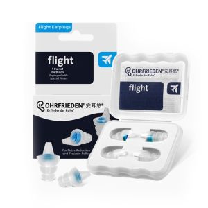 Airplane Earplugs Noise Reduction Professional Aviation Flight Children Adults Travel Comfortable Silicone Earplug for Ear Pain