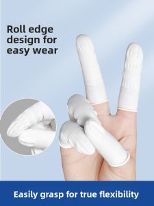 Protective Nail Care Rubber Gloves Anti-Slip Waterproof One-Time Touch Screen Breathable