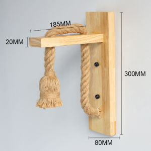 Retro Wood Wall Light E27 Vintage Sconce Wall Lights Fixture Indoor Home Decor Dining Room Bedside Lamp Bedroom Lighting
