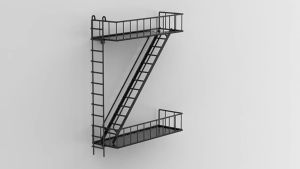 4-Layer Fire Escape Wall Shelf & Action Figure Display Rack: A Guide