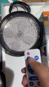 ไฮเบย์โซล่าเซลล์ HIGHBAY SOLAR LAMP ปรับได้ 3 สี แสงเพื่อ 3 ประเภท พร้อมแสงแสงไล่ยุง รับประกัน 1 ปี