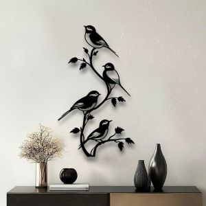 Iron Wall Art Vintage Industrial Metal Wall Decor for Living Room Waterproof Antique Rustic Home Decor Easy Install Housewarm