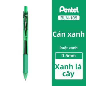 Pentel | 1 Chiếc Pentel Màu Bút Gel BLN-105 Nhật Bản Đầu Kim 0.5 Mm Nhanh Khô Dung Lượng Cao Kawaii Trường Văn Phòng Phẩm Bút Ký