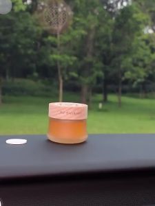 Sáp thơm nước hoa trang trí khử mùi ô tô xe hơi nhà tắm toilet phòng khách vân gỗ thủy tinh sáp thơm nắp gỗ lưu hương lâu dài 250gr sáp thơm khử mùi