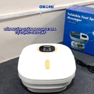 Bồn Massage Ngâm Chân Con Lăn Tự Động OROMI ORM-KW275 - Làm Nóng Tự Động Sục Sủi Bọt Khí Khử Trùng Nhiệt Hồng Ngoại