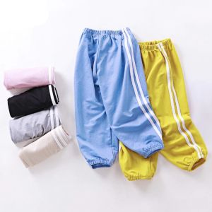Kids Jogging Pants Sporty Comfortable and Stretchable Jogger Long Pants Cotton for Girls 3-12 Years Old