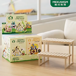 Oldlaiben Building Block Tree House Model Sakura Blossom Forest Assembly Jigsaw Puzzle Kid Educational Bricks Toy Hadiah