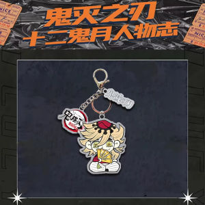 Bandai | Demon Slayer Anime Acrylic Móc Khóa Q Phiên Bản Kamado Tanjirou Inosuke Agatsuma Vật Trang Trí Trang Trí Mặt Dây Chuyền Quà Tặng Cho Người Hâm Mộ