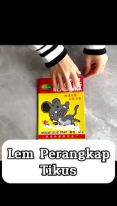 Lem Perangkap Tikus Model Buku / Alat Penangkap Pembunuh Pengusir Curut Kecoa Cicak Siap Pakai / Mouse Glue Trap
