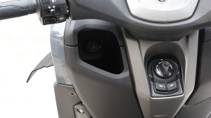 Carbon Side pocket cover For NMAX 2020/2021 volt compartment cover WITH A "N- MAX 155"