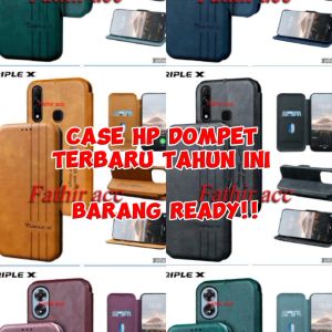 Case Dompet Motif HP OPPO: Leather Case Flip Wallet Hardcase Kulit Dompet