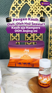Hampers Box Jinjing Makkah Madinah Oleh Oleh Haji Umroh Isi Kacang Arab Fustuk Kismis Kurma Air Zam-zam