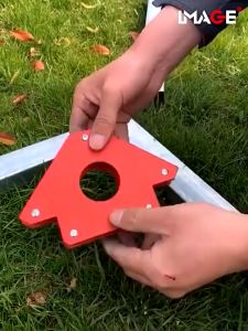 KDK 25/50/75 Lbs 4 Inch Siku Magnet Mini Set Untuk Las -Siku Las-Arrow Magnetic Welding Holder/Magnet 4 Inch Holder 25-75 lb lbs Siku Magnet Las 4inch Smart Welding Arrow