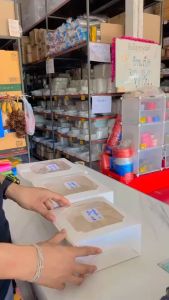 กล่องเค้ก สีขาว แบบสอด 1 - 3 ปอนด์ แพคละ 10 ใบ ยี่ห้อ good box pack