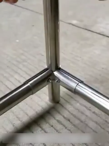 25mm Round Steel Pipe Connectors For DIY Playpen Kennels Outdoor handrails Connectors Fittings