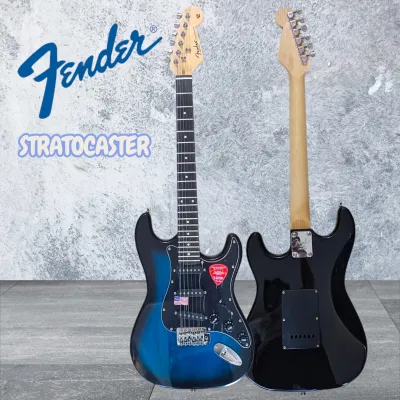กีต้าร์ไฟฟ้า Fender Stratocaster BLUE แถมฟรี กระเป๋า คันโยก สายแจ็ค จัดส่งในไทย