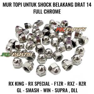 BAUT MUR TOPI SHOCK BREAKER - RX KING RXKING RX K - RX SPECIAL RX S - RXZ RX Z - RZR - GL - ASTREA - WIN - SUPRA DLL DRAT 14 CRHOME KRUM