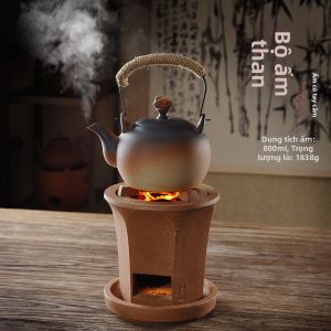 MIANXIAOCHENG | Bếp Đun Điện và Than Hoa Kiểu Cổ Điển Ngoài Trời và Trong Nhà