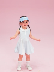 PRINCESS KESLI 2-12 Years Polo Gaun Budak Perempuan Sleeveless Summer Girls Dress For Kids