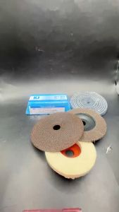 ชุดใบตัดเหล็ก/ปัดเงาสแตนเลส พร้อมล้อผ้าขัด 4 ชิ้น สำหรับงานตกแต่งและซ่อมแซม