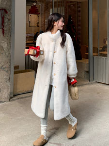 Long Length Fox Fur Coat Womens Integrated Leather And Fur Thickened Stand Collar Winter Outerwear Eco Friendly 2025 New Style