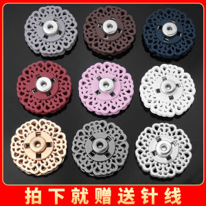 Nút Kim Loại Vô Hình Cho Áo Khoác Len Và Áo Khoác Gió Bằng Lông Cừu Cho Nữ Nút Cao Cấp Nút Nút Mẹ Và Con Nút Quần Áo