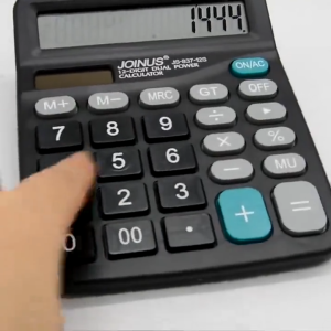 【12-Digit】Desktop Electronic Calculator with Big Button Multi-Functional Large Display Scientific Calculator for Office School Business