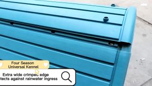 Outdoor Dog House: A Rain & Windproof Removable Outdoor Shelter