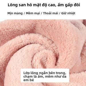 Warm Coral Fleece Childrens Home Leisure Pants