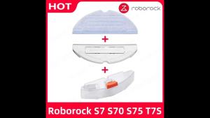 Roborock | Roborock S7 S70 S75 T7S Electric Control Water Tank Spare Parts Vacuum Cleaner Water Tank Tray with Mop Cloth Accessories