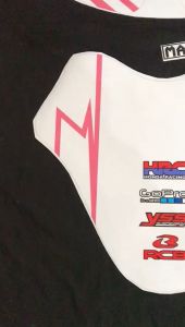 DECAL STICKER FULL BODY WARNA PUTIH PINK SIMPLE