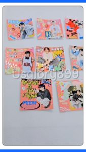 สติ๊กเกอร์ วงบัส BUS Because of you i shine สี่เหลี่ยมขนาด 4 เซ็นติเมตร