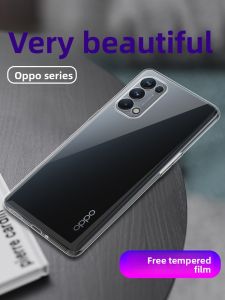 HOPE YEAR(希望之年) | Transparent Ultra-Thin 5K New Silicone Full-Cover Anti-Shock Protective Case for OPPO Reno5