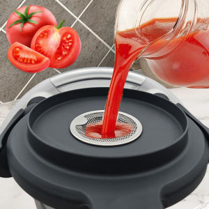 Stainless Steel Slider Splash Guard Strainer for Thermomix TM6/TM5/TM31 - Steam Buffer Filter Net Kitchen Accessory